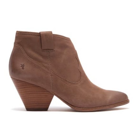 Frye Shoes - Frye Dusty Rose Reina Western Ankle Booties